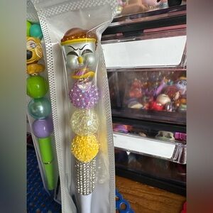 Beaded Decorative Beauty and The Beast Chip Pen!